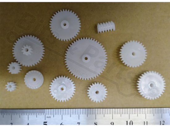 Plastic Gear Set 11 Pieces
